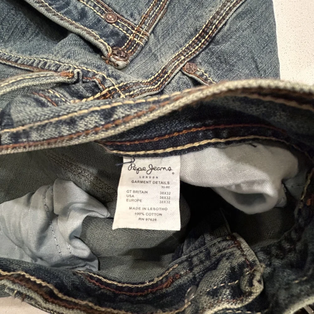 Mens Pepe Jeans Relaxed Low-Rise Straight Leg NWT 38x30 - Picture 8 of 16